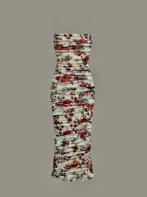 Parien Floral Chain Cami Dress