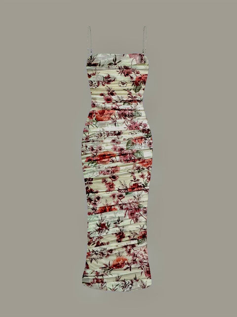 Parien Floral Chain Cami Dress