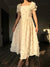 Parien Ivory Lace Embellished Dress