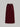 Parien Burgundy Corduroy Button Detail A-Line Skirt