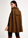 Cloak Sleeve Double Button Cape Coat(Clearance Sale)