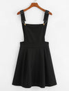 Box Pleated Pinafore Dress (Clearance Sale)