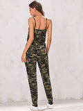 Camo Print Cami Jumpsuit( Clearance sale