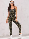 Camo Print Cami Jumpsuit( Clearance sale