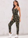 Camo Print Cami Jumpsuit( Clearance sale