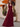 Double V Neck Ruched Wide Waistband Prom Dress