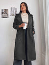 Double Breasted Slant Pocket Overcoat( CLEARANCE SALE