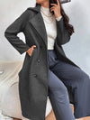 Double Breasted Slant Pocket Overcoat( CLEARANCE SALE