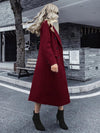 Double Breasted Slit Back Overcoat( CLEARANCE SALE