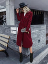 Double Breasted Slit Back Overcoat( CLEARANCE SALE