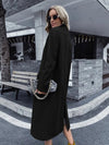 Double Breasted Slit Back Overcoat( CLEARANCE SALE