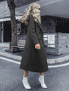 Double Breasted Slit Back Overcoat( CLEARANCE SALE