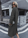 Double Breasted Slit Back Overcoat( CLEARANCE SALE