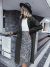 Double Breasted Slit Back Overcoat( CLEARANCE SALE