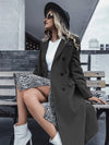 Double Breasted Slit Back Overcoat( CLEARANCE SALE