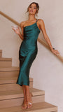 Emerald Green Midi Dress( CLEARANCE SALE