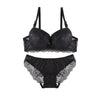 Floral Lace Underwire Lingerie Set( Clearance sale