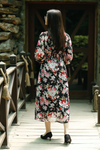 Floral Print Long Dress