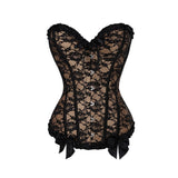 Floral Lace Frill Trim Waist Trainer( Clearance sale