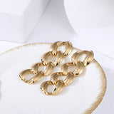 Four Pieces round Chain Earings
