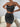 V neck Metal Strap top & Skirt( CLEARANCE SALE