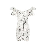 Slim-Fit Sheath Polka Dot Dress Party Dress( Clearance sale