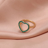Love Diamond  Heart Rings