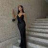 Slim-Fit Sling Backless Slit Dress( Clearance sale