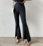 Split Hem Flare Leg Pant(Clearance Sale)