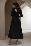 Parien Medium Waist Long Sleeve Luxury Dress( PRE ORDER