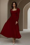 Parien Medium Waist Long Sleeve Luxury Dress( PRE ORDER