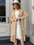 Parien Patch Pocket Buckle Belted Coat