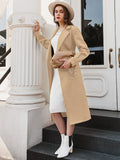 Parien Patch Pocket Buckle Belted Coat