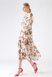 Roll with It Floral Dress in Cream
