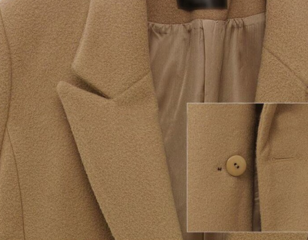 Parien Solid Double Breasted  Coat
