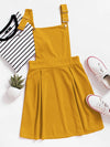 Box Pleated Pinafore Dress (Clearance Sale)