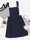 Box Pleated Pinafore Dress (Clearance Sale)