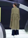 Slant Pocket Belted Trench Coat