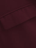 Solid Shawl Collar Ticket Pocket Blazer