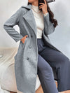 Double Breasted Slant Pocket Overcoat( CLEARANCE SALE