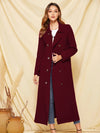 Wool Double Button Pocket Side Trench Coat( CLEARANCE SALE