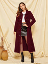 Wool Double Button Pocket Side Trench Coat( CLEARANCE SALE