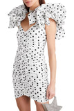 Slim-Fit Sheath Polka Dot Dress Party Dress( Clearance sale